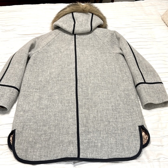 NWT J Crew Summit Parka in Italian Stadium Cloth Wool Size 4 - Picture 10 of 10